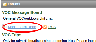 The 'Mark Forum Read' button