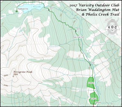 Sketch of Phelix Creek Trail