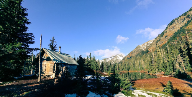 Mid fall at the Hut, 2013