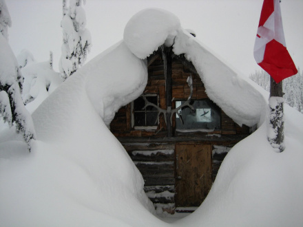 Hut mid winter, 2007