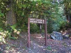 Golden Ears - Trail head
