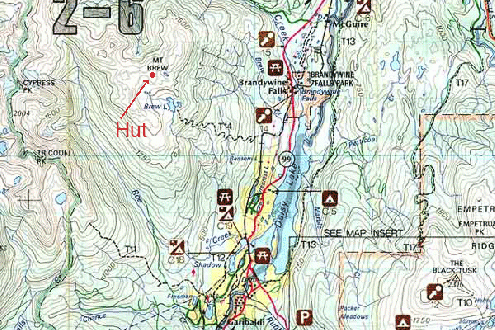Topo of Mt. Brew Area, Map: 92 J/3