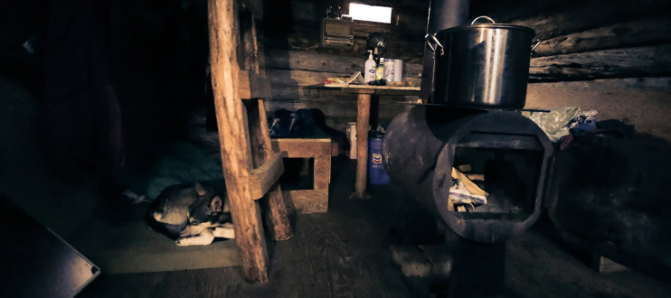 Drinking water pot on top of the Wood Stove, 2013